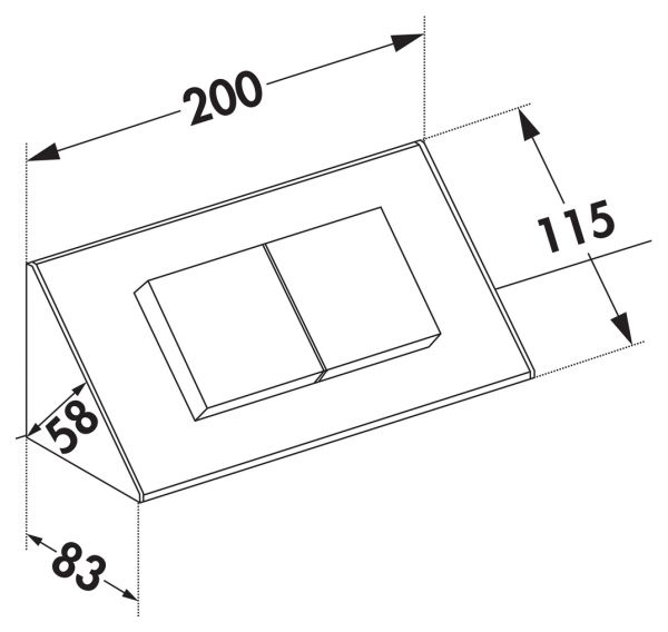 Mira WA1, Aufbausteckdosenelement, Edelstahl
