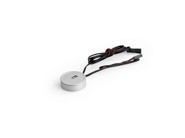 Farbwechsel LED Touch Schalter und Dimmer, Sensorschalter, edelstahlfarbig