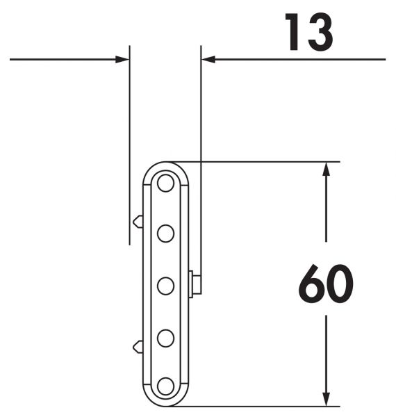 Melon LED, Unterboden-/Nischenleuchte, 2 LED Strahler, L 350 mm, 3,0 W, edelstahlfarbig