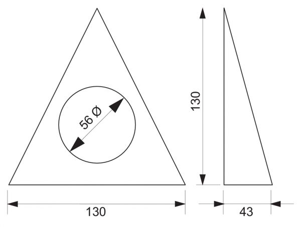 Razzo 1 LED, Unterboden-/Nischenleuchte, Set-2