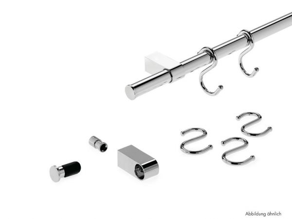 Linero K 16 Set, Relingsystem, edelstahlfarbig, L 600 mm