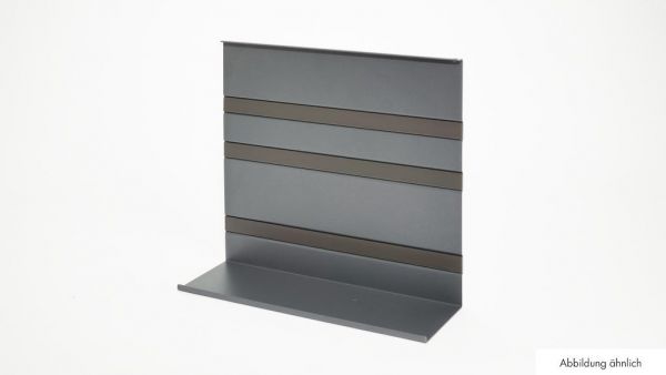 Linero MosaiQ Universalablage 3, Relingsystem, schwarz matt