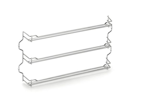 Gewürzbord chrom 4, Gewürzbord, für  3x8 Dosen