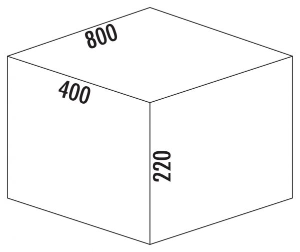 Cox® Box 220/800-3, Schrankausstattung, hellgrau