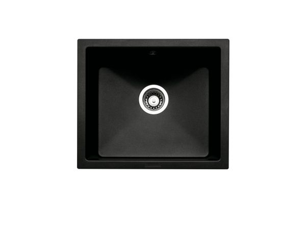 Singoli 600, Unterbaubecken, granit nero