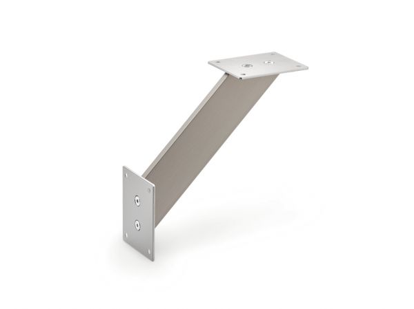 Korfu 3, Konsole, edelstahlfarbig, H 220 mm 3021191