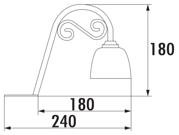 Flora LED, Decken-/Oberboden-/Kücheninselleuchte, altsilber