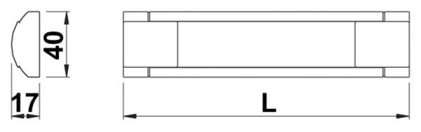 Feel LED, Langfeldleuchte, Einzelleuchte m. S., L 800 mm, 7 W