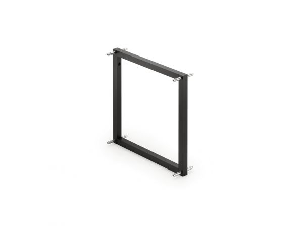 Cubo Erweiterungsrahmen, Regalsystem, schwarz matt