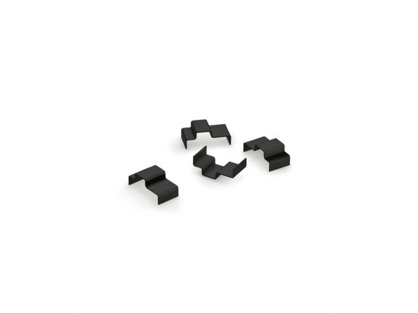 Cubo Klammer Set, Regalsystem, schwarz