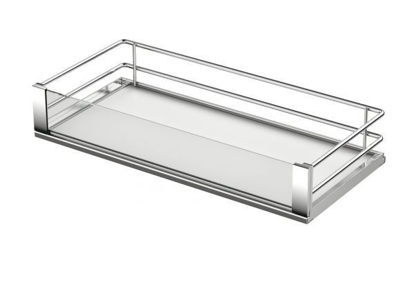 VS SUB/TAL Side Artline Korb-Set, Ablageelement, chrom/Glas