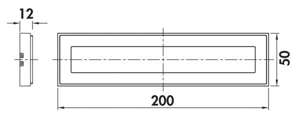Muro LED, Unterboden-/Nischenleuchte, Einzelleuchte ohne Schalter, 4000 K neutralweiß