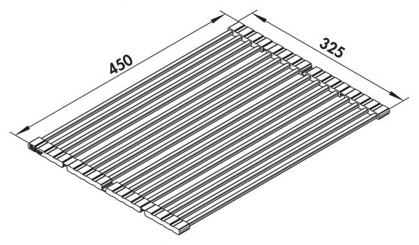 Filo Abtropfgitter, Edelstahl
