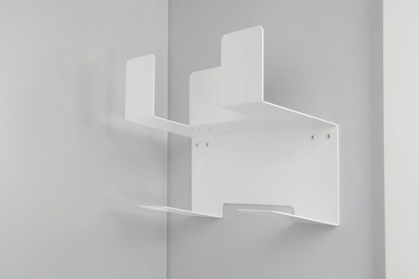 Tidy Besen-/Wischerhalter, Schrankausstattung, weiß