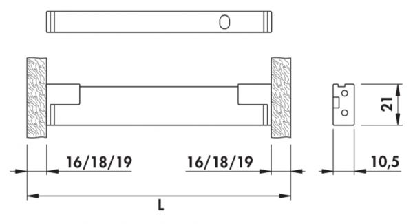 Dentro LED, Langfeldleuchte, L 1200 mm, 16,3 W