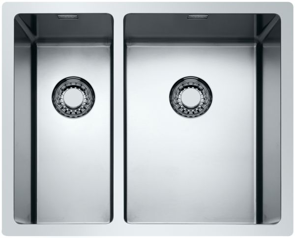 Corno Piu PFU11, Einbauspüle, Edelstahl, Becken re.