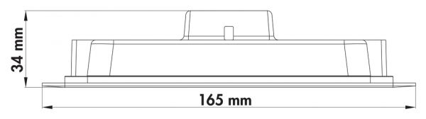 Copertina 165 LED, Einbauleuchte, Einzelleuchte, weiß