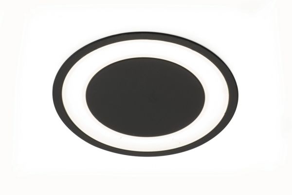 Kronos Farbwechsel LED, Einbauleuchte, Einzelleuchte ohne Schalter, schwarz matt