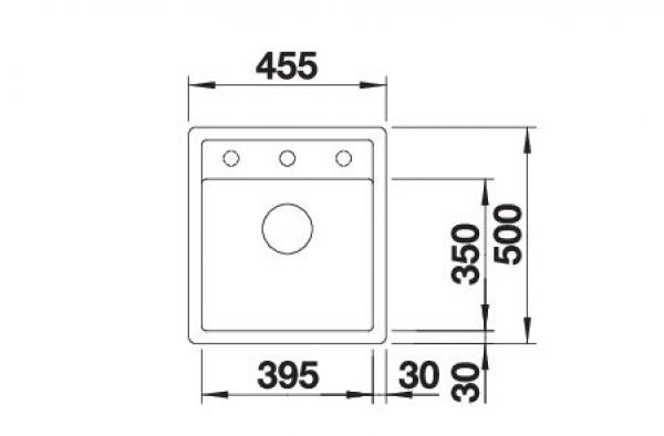 BLANCO DALAGO 45-F vulkangrau 527243
