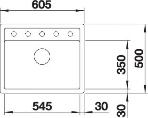BLANCO DALAGO 6-F vulkangrau 527247