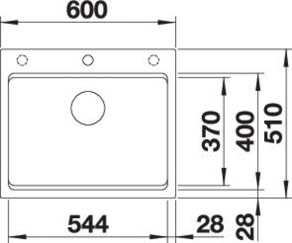 BLANCO ETAGON 6 für Farbige Komponenten vulkangrau 527747