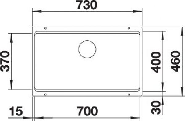 BLANCO ETAGON 700-U vulkangrau 527261