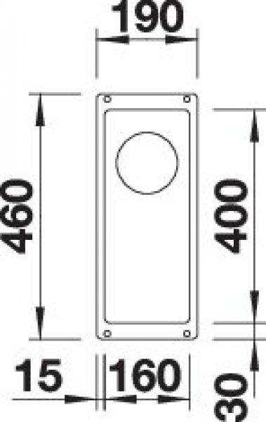 BLANCO SUBLINE 160-U softweiß 526802