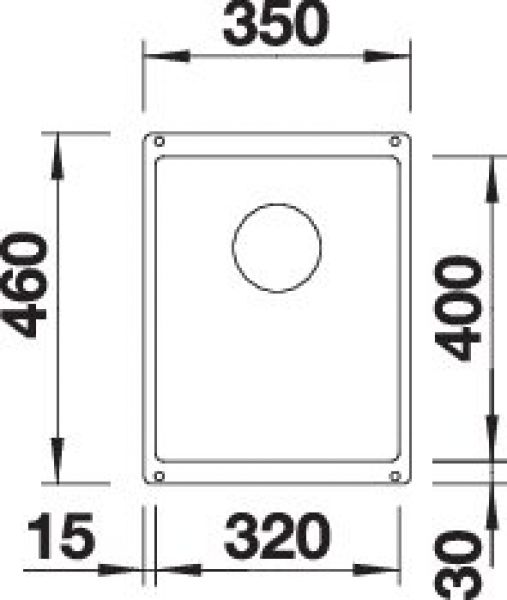 BLANCO SUBLINE 320-U vulkangrau 527343