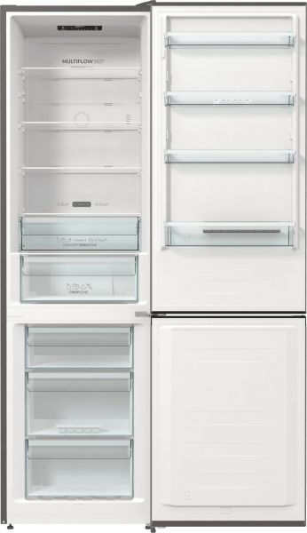 Gorenje NRC62CSXL4 - Kühl- / Gefrierkombination - Silber