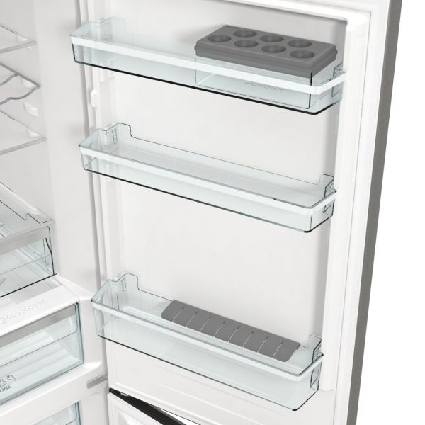Gorenje NRC6194SXL4 - Kühl- / Gefrierkombination - Silber