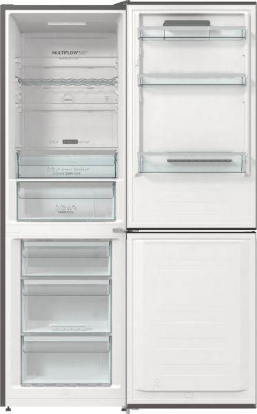 Gorenje NRC6194SXL4 - Kühl- / Gefrierkombination - Silber