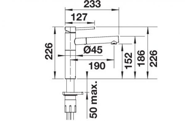 BLANCO ALTA-S II chrom 527556