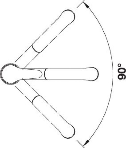 BLANCO DARAS-S softweiß 526937