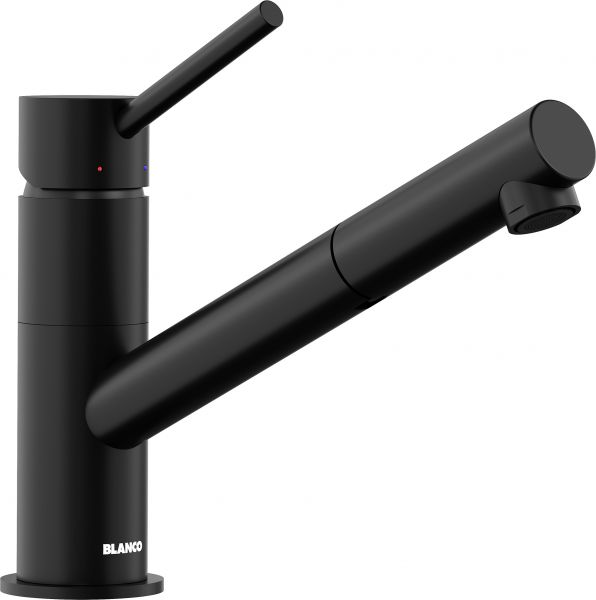 BLANCO KANO-S schwarz matt Niederdruck 527653