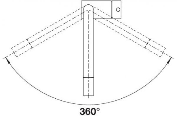 BLANCO LINUS satin platinum 527698