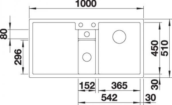 BLANCO COLLECTIS 6 S vulkangrau 527241
