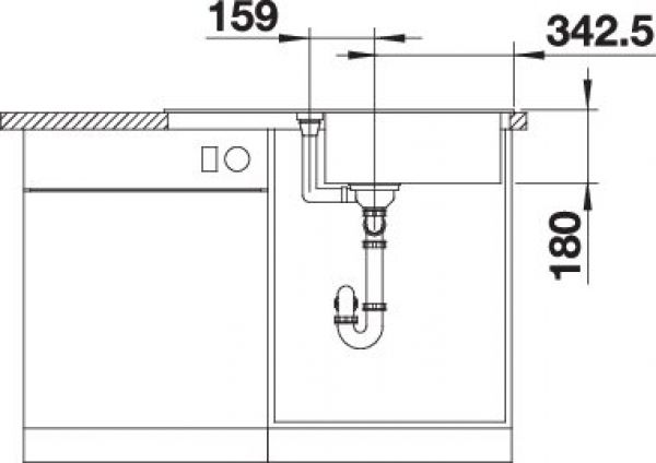 BLANCO FAVUM XL 6 S softweiß 527084