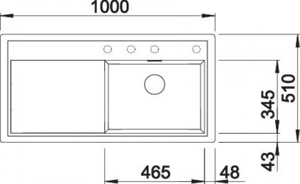 BLANCO ZENAR XL 6 S vulkangrau 527372