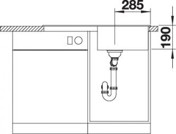 BLANCO ZIA 5 S softweiß 527203