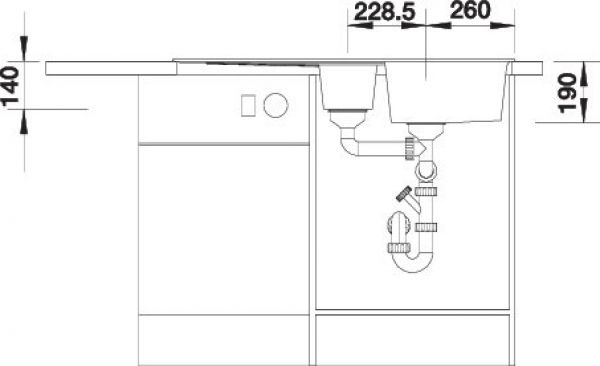 BLANCO ZIA 6 S vulkangrau 527389